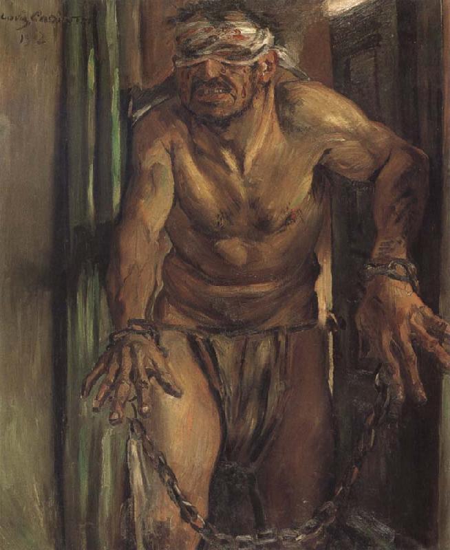 Lovis Corinth Samson Blinded oil painting picture